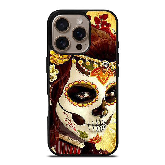 DAY OF THE DEAD ART 1 iPhone 16 Pro Case Cover