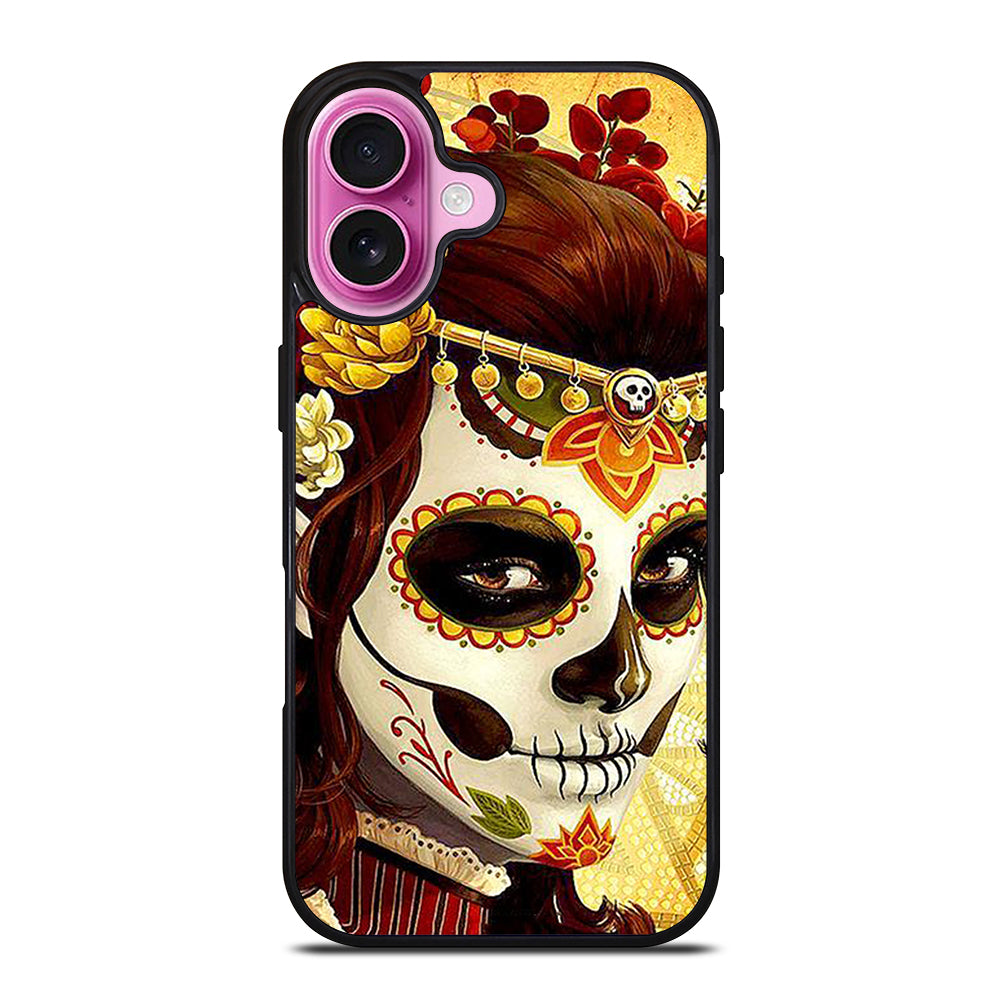 DAY OF THE DEAD ART 1 iPhone 16 Plus Case Cover
