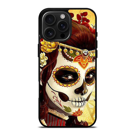 DAY OF THE DEAD ART 1 iPhone 16 Pro Max Case Cover