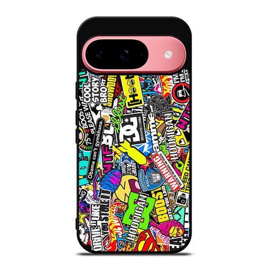 DC STICKER BOMB 1 Google Pixel 9 Case Cover