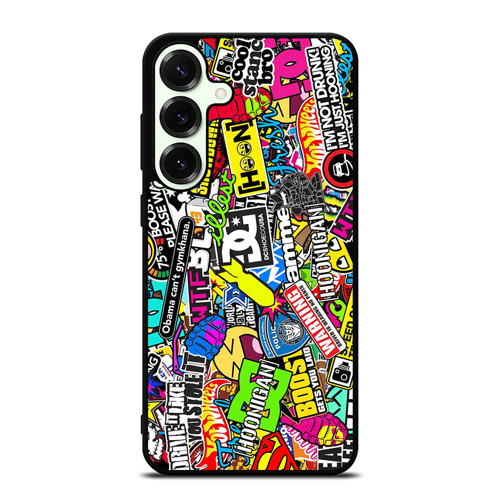 DC STICKER BOMB 1 Samsung Galaxy S25 Plus Case Cover