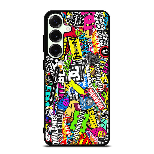 DC STICKER BOMB 1 Samsung Galaxy S25 Plus Case Cover