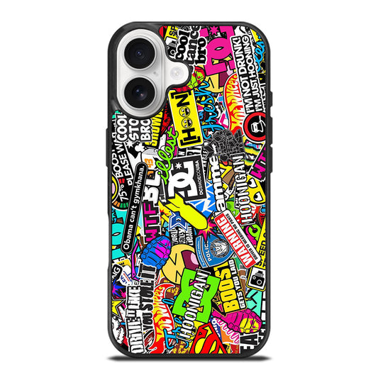 DC STICKER BOMB 1 iPhone 17 Case Cover