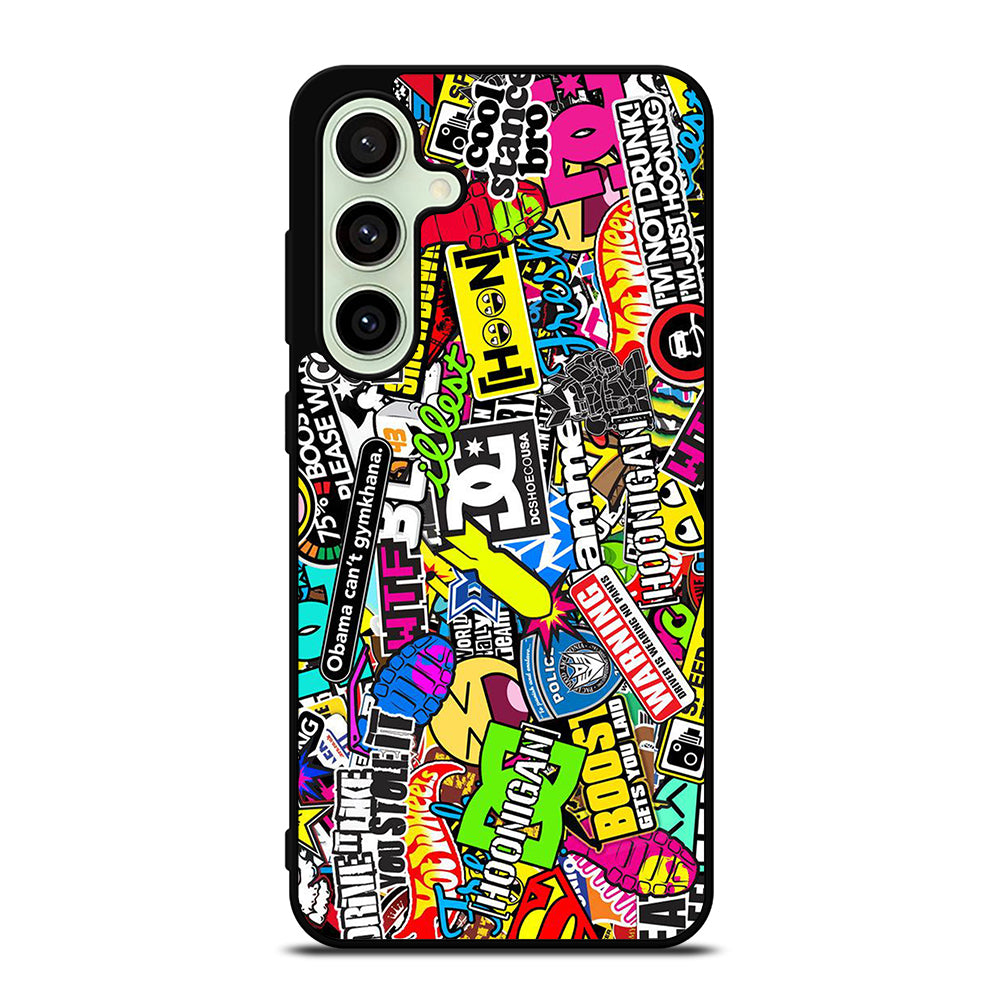 DC STICKER BOMB 1 Samsung Galaxy S24 FE Case Cover