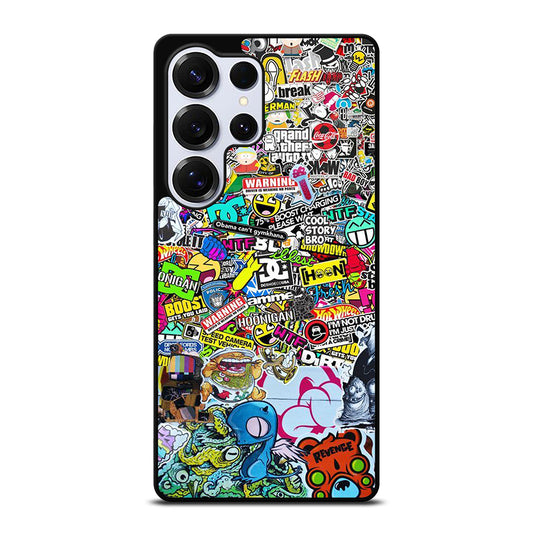 DC STICKER BOMB 2 Samsung Galaxy S25 Ultra Case Cover