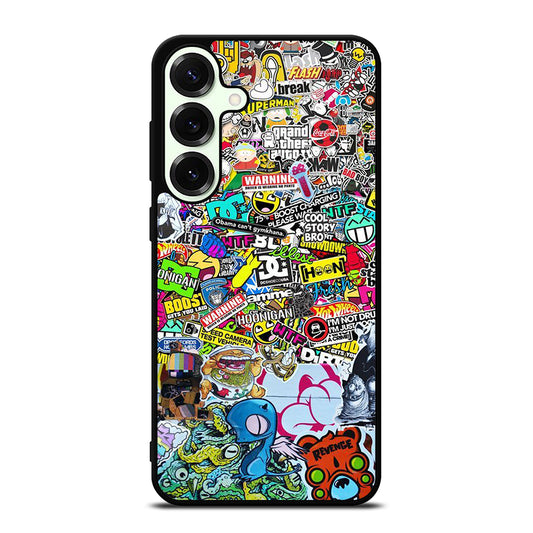DC STICKER BOMB 2 Samsung Galaxy S25 Plus Case Cover