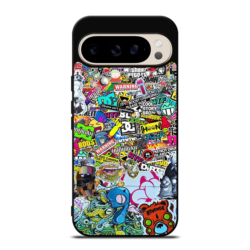 DC STICKER BOMB 2 Google Pixel 9 Pro Case Cover