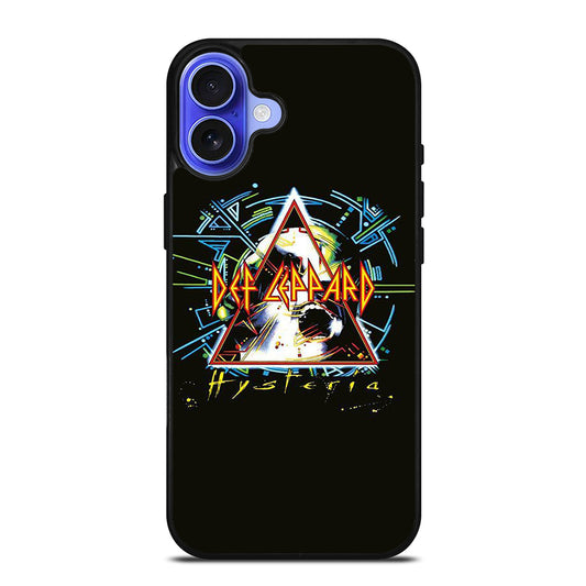 DEF LEPPARD BLACK LOGO iPhone 16 Case Cover