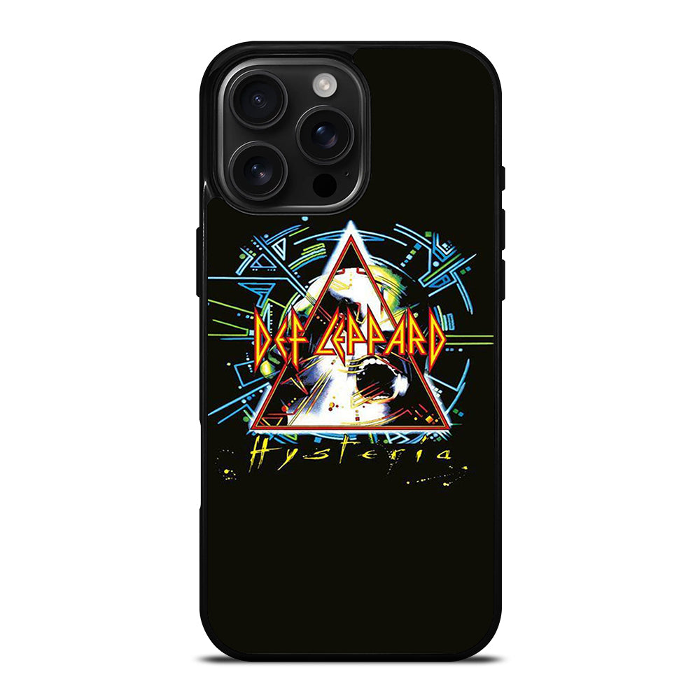 DEF LEPPARD BLACK LOGO iPhone 16 Pro Max Case Cover