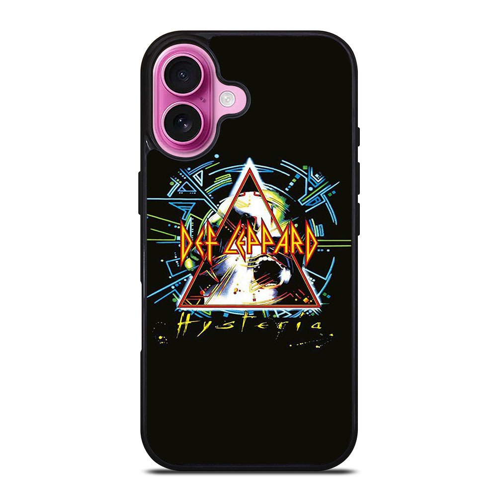 DEF LEPPARD BLACK LOGO iPhone 16 Plus Case Cover
