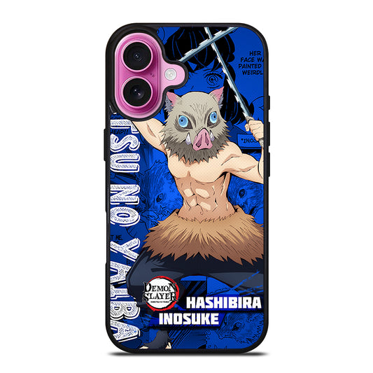 DEMON SLAYER HASHIBIRA INOSUKE iPhone 16 Plus Case Cover