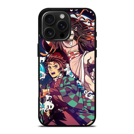 DEMON SLAYER TANJIRO AND NEZUKO iPhone 16 Pro Max Case Cover