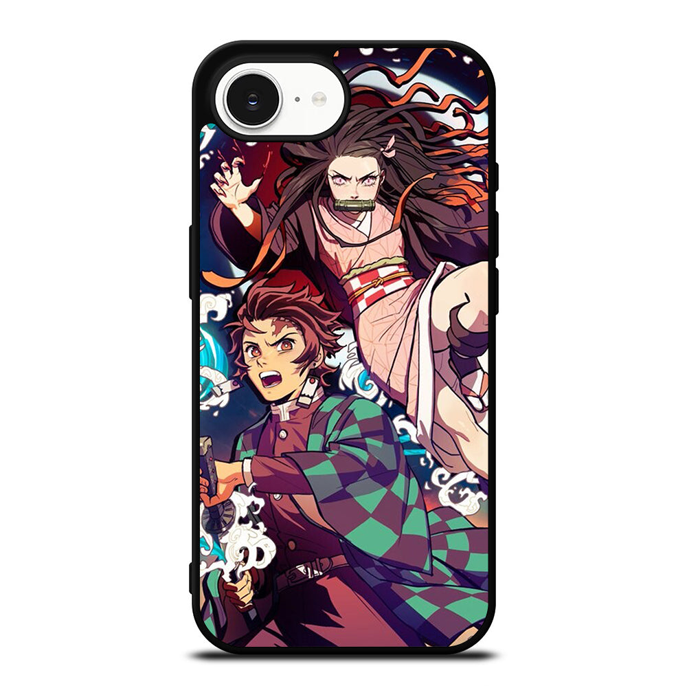 DEMON SLAYER TANJIRO AND NEZUKO iPhone 16e Case Cover