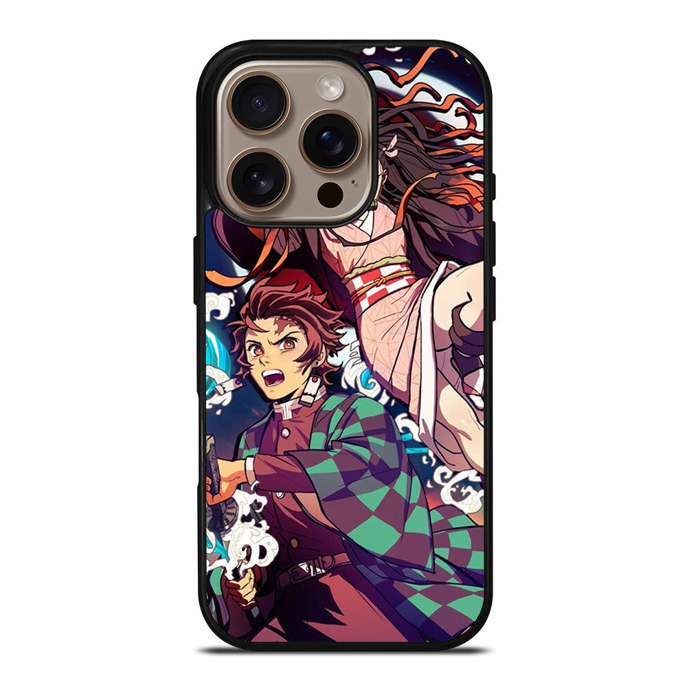 DEMON SLAYER TANJIRO AND NEZUKO iPhone 16 Pro Case Cover