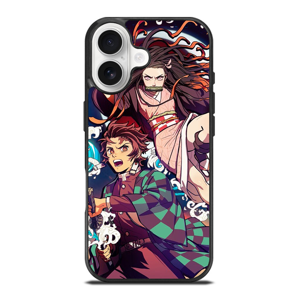 DEMON SLAYER TANJIRO AND NEZUKO iPhone 17 Case Cover