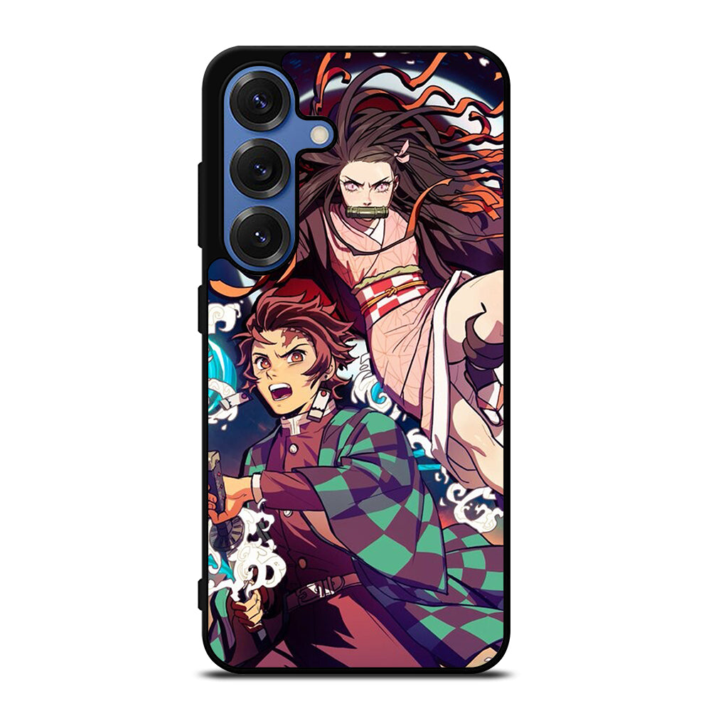 DEMON SLAYER TANJIRO AND NEZUKO Samsung Galaxy S25 Case Cover