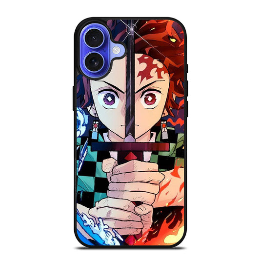 DEMON SLAYER TANJIRO ANIME iPhone 16 Case Cover