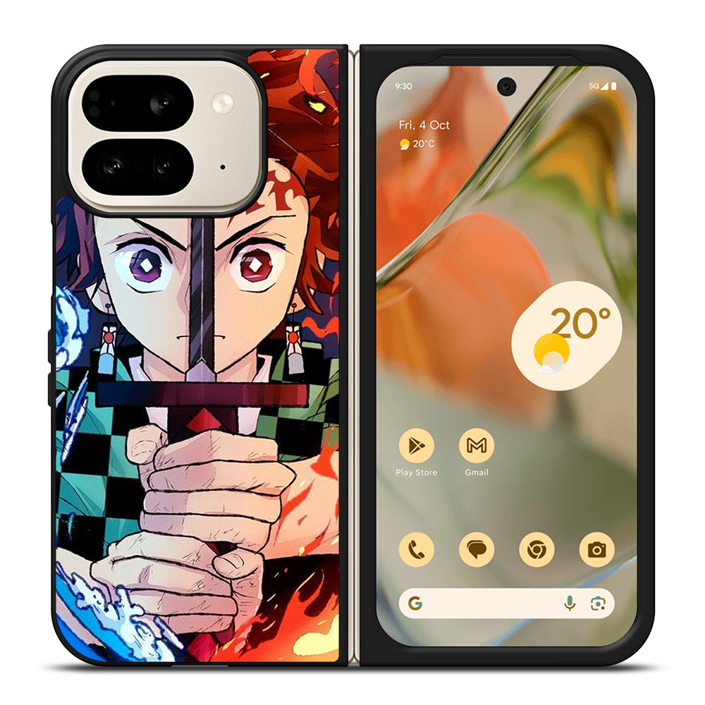 DEMON SLAYER TANJIRO ANIME Google Pixel 9 Pro Fold Case Cover