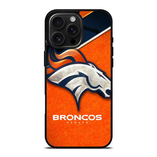 DENVER BRONCOS FOOTBALL LOGO iPhone 16 Pro Max Case Cover