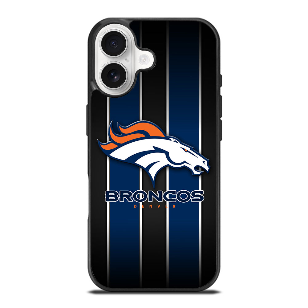 DENVER BRONCOS STRIPE LOGO iPhone 17 Case Cover