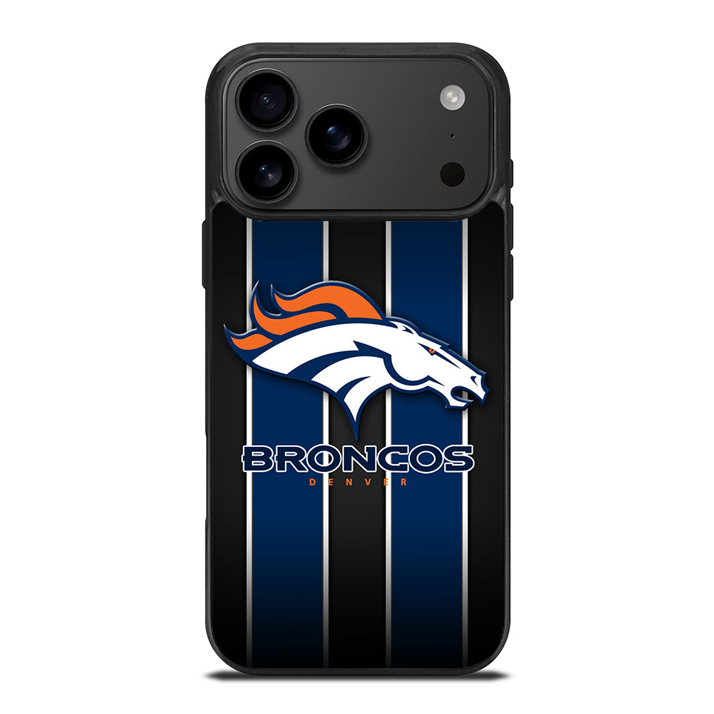 DENVER BRONCOS STRIPE LOGO iPhone 17 Pro Max Case Cover