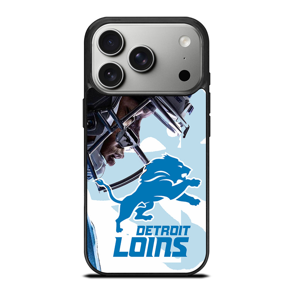 DETROIT LIONS FOOTBALL LOGO iPhone 17 Pro Case Cover