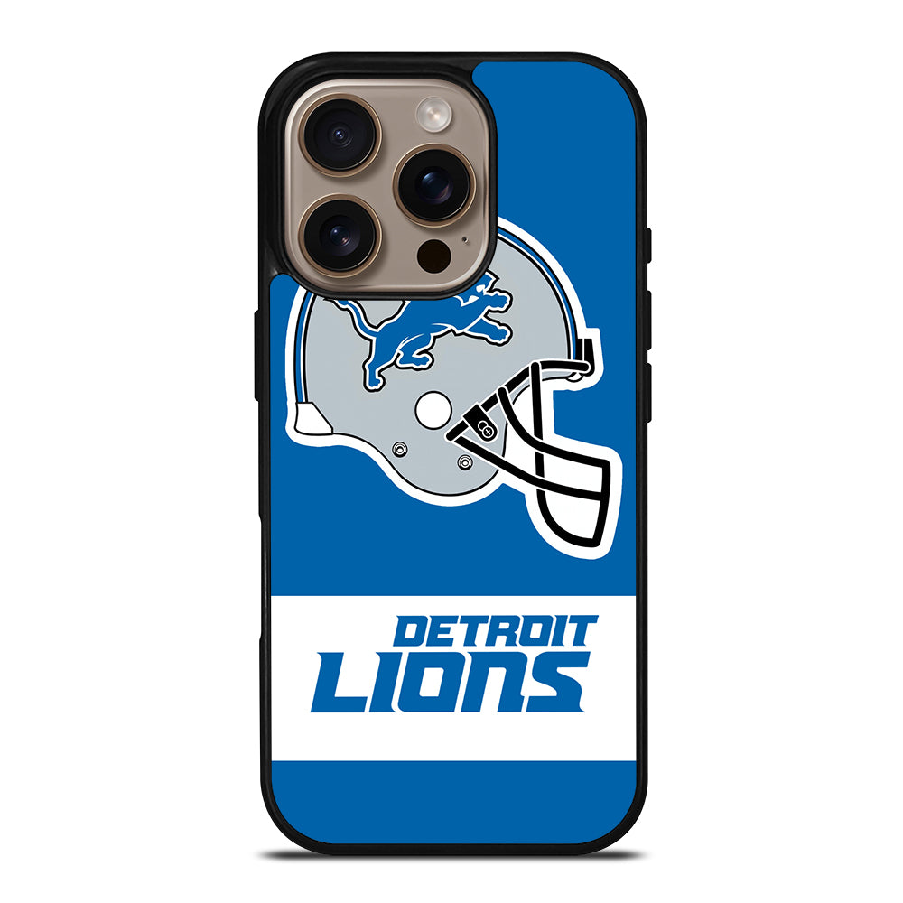 DETROIT LIONS HELMET iPhone 16 Pro Case Cover