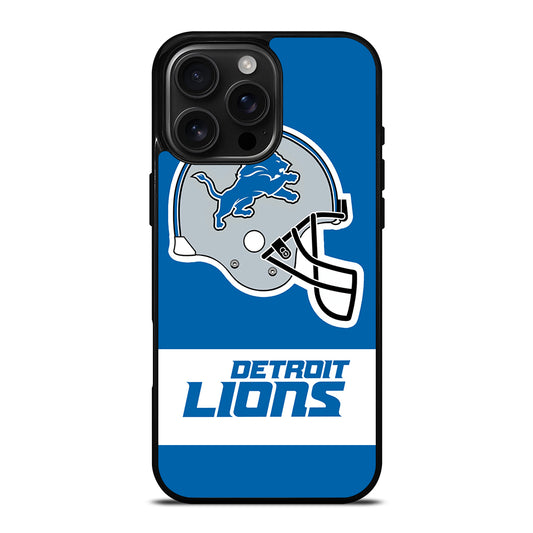 DETROIT LIONS HELMET iPhone 16 Pro Max Case Cover