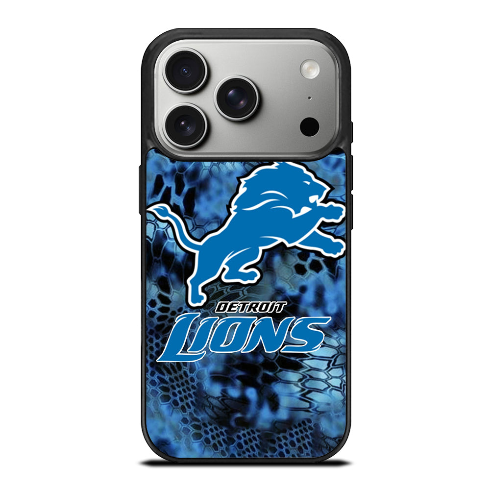 DETROIT LIONS NFL LOGO iPhone 17 Pro Case Cover