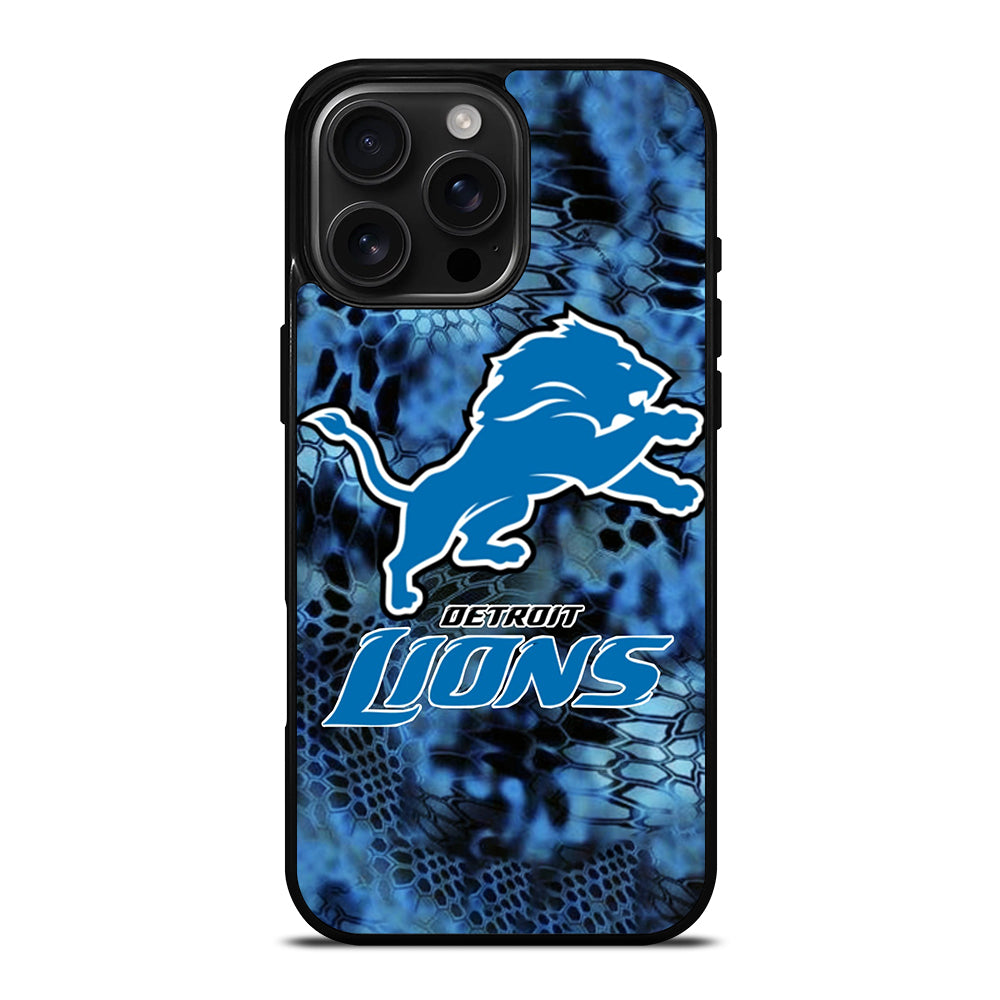 DETROIT LIONS NFL LOGO iPhone 16 Pro Max Case Cover