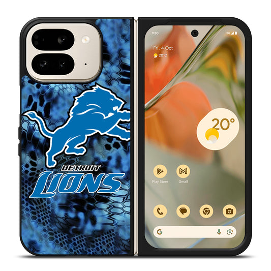 DETROIT LIONS NFL LOGO Google Pixel 9 Pro Fold Case Cover