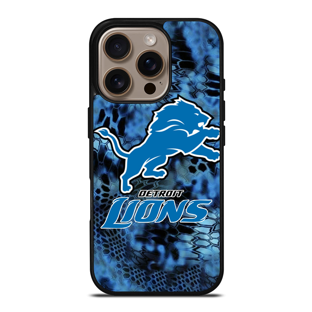 DETROIT LIONS NFL LOGO iPhone 16 Pro Case Cover