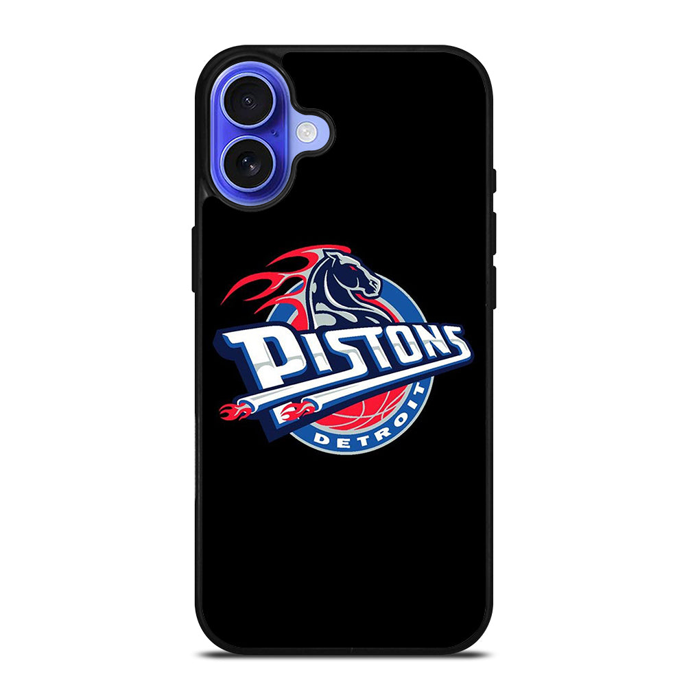 DETROIT PISTONS BASEBALL LOGO 2 iPhone 16 Case Cover