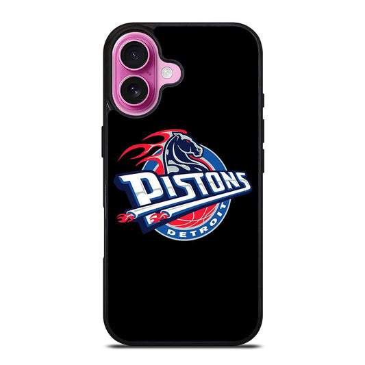 DETROIT PISTONS BASEBALL LOGO 2 iPhone 16 Plus Case Cover