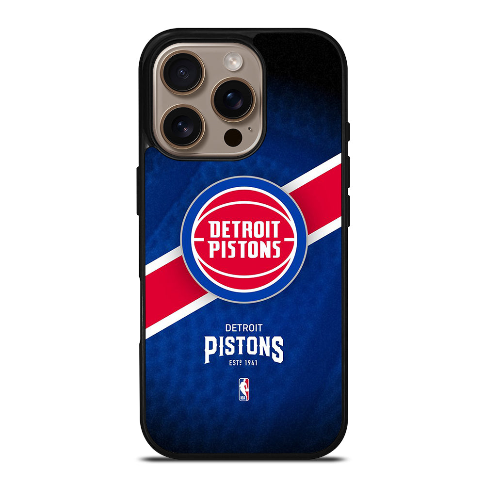 DETROIT PISTONS BASEBALL LOGO 3 iPhone 16 Pro Case Cover