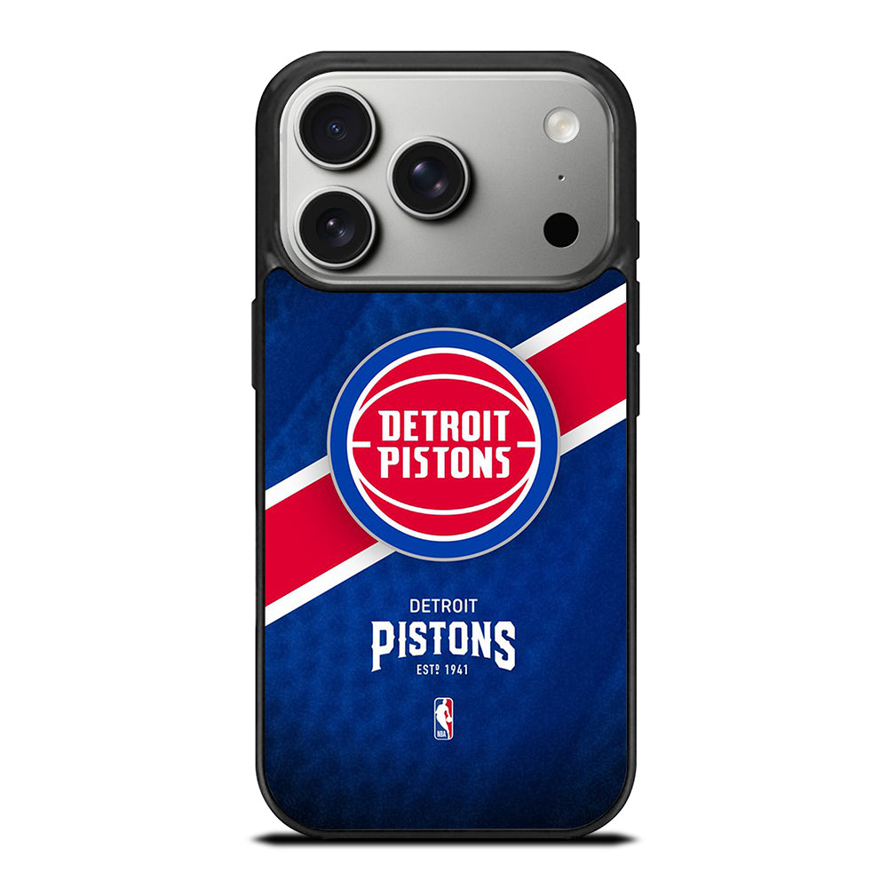 DETROIT PISTONS BASEBALL LOGO 3 iPhone 17 Pro Case Cover