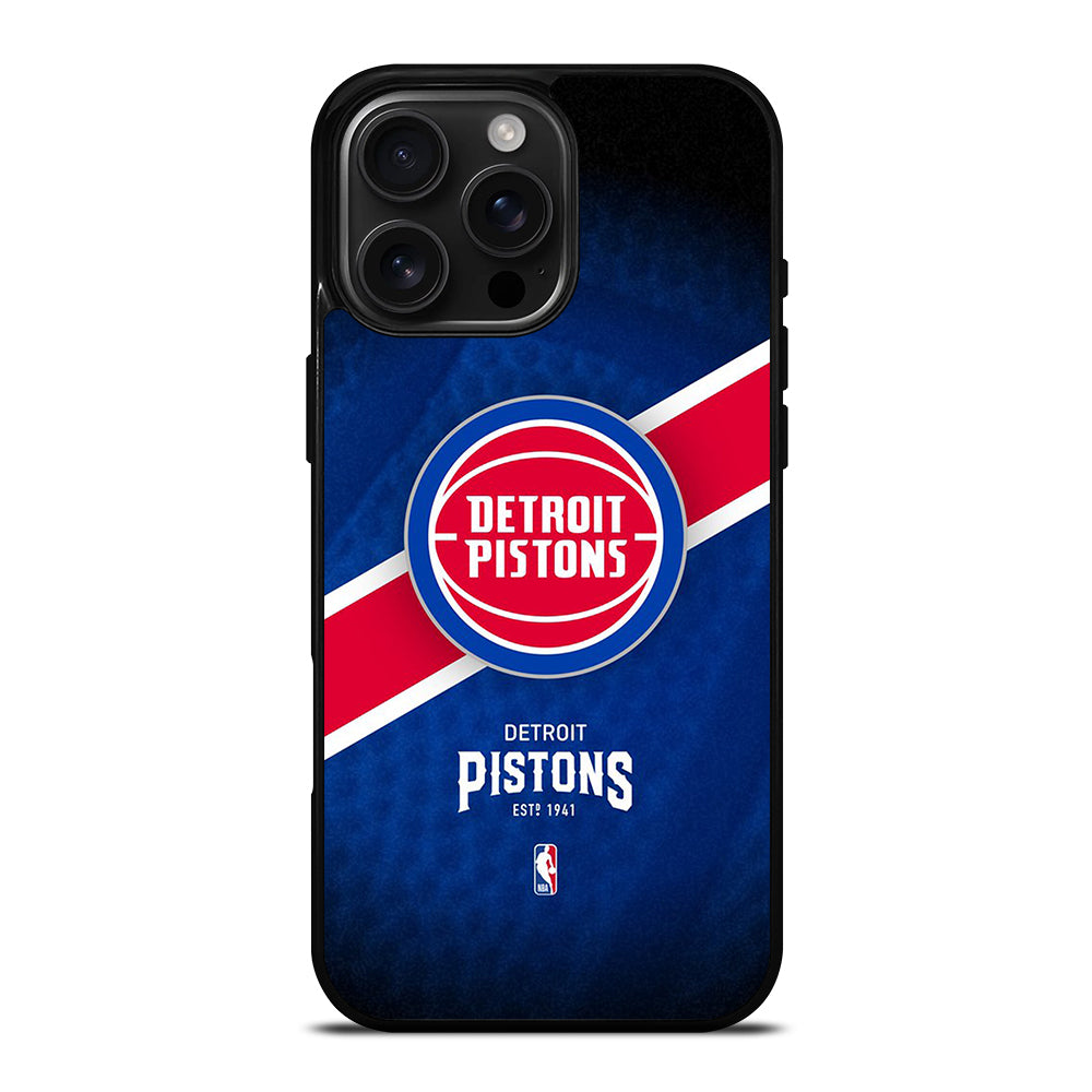 DETROIT PISTONS BASEBALL LOGO 3 iPhone 16 Pro Max Case Cover