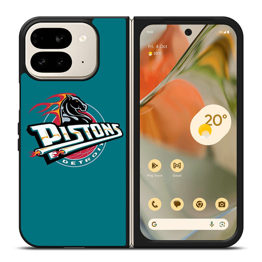 DETROIT PISTONS LOGO BASKETBALL Google Pixel 9 Pro Fold Case Cover