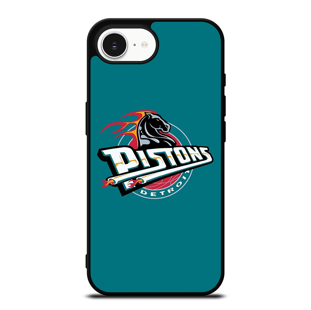 DETROIT PISTONS LOGO BASKETBALL iPhone 16e Case Cover