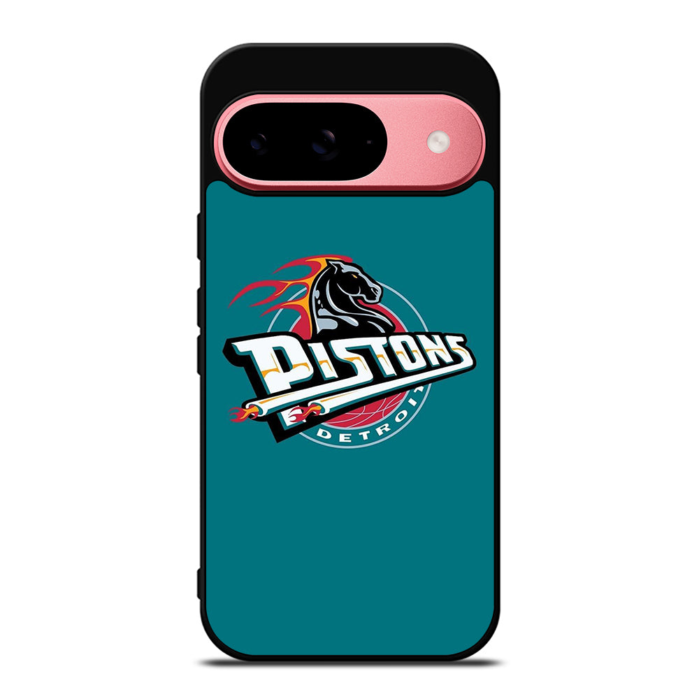 DETROIT PISTONS LOGO BASKETBALL Google Pixel 9 Case Cover
