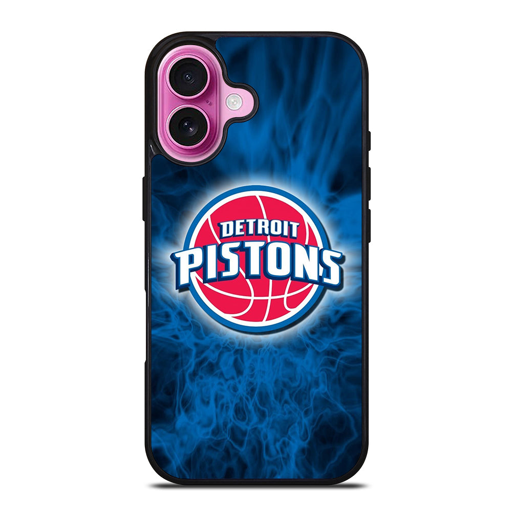 DETROIT PISTONS NBA LOGO iPhone 16 Plus Case Cover
