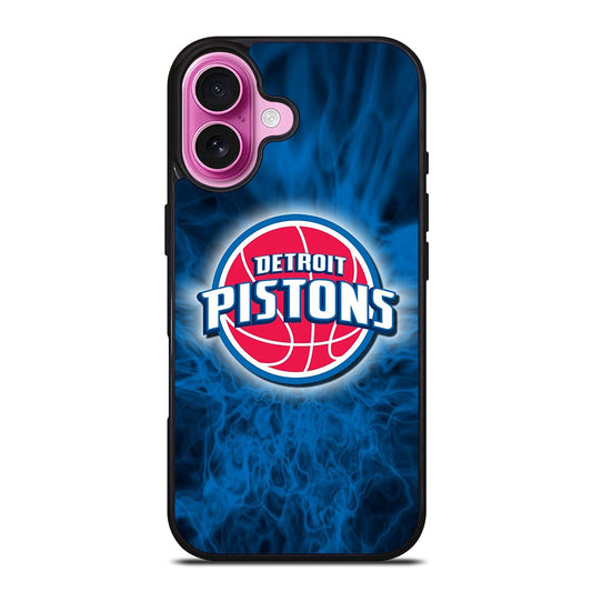 DETROIT PISTONS NBA LOGO iPhone 16 Plus Case Cover
