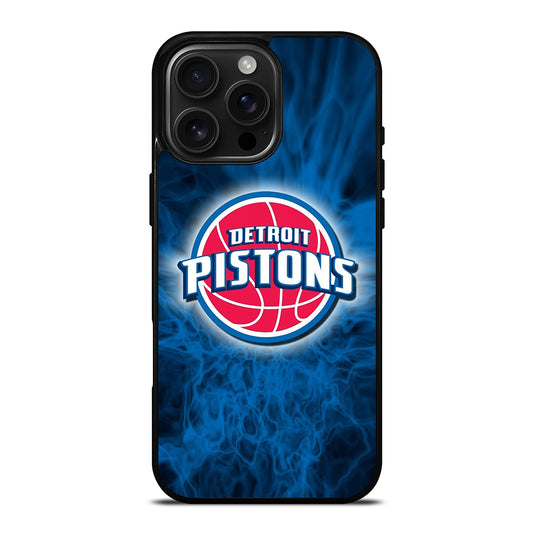 DETROIT PISTONS NBA LOGO iPhone 16 Pro Max Case Cover