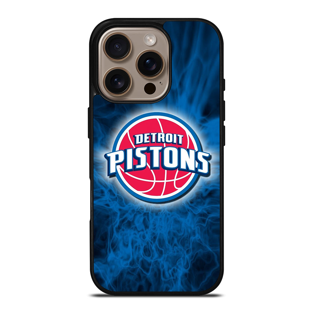 DETROIT PISTONS NBA LOGO iPhone 16 Pro Case Cover