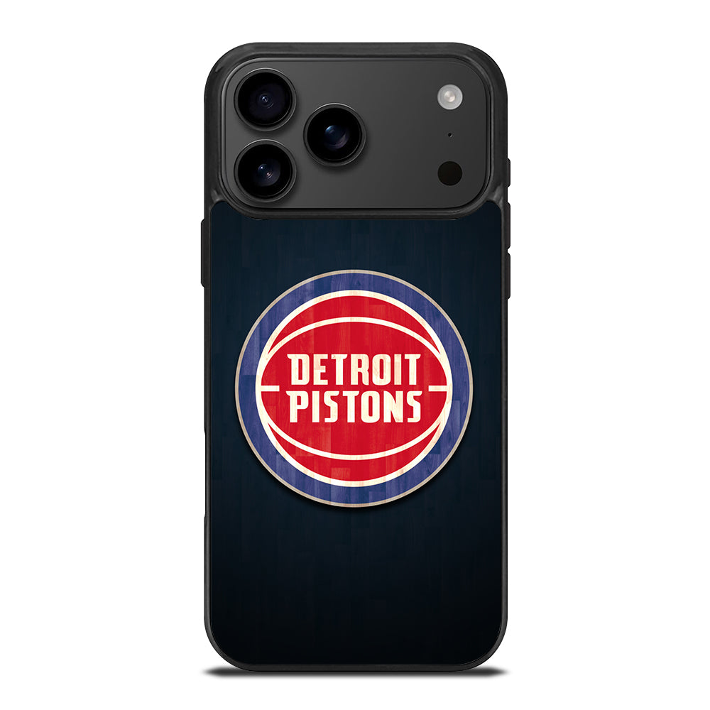 DETROIT PISTONS WOODEN LOGO iPhone 17 Pro Max Case Cover