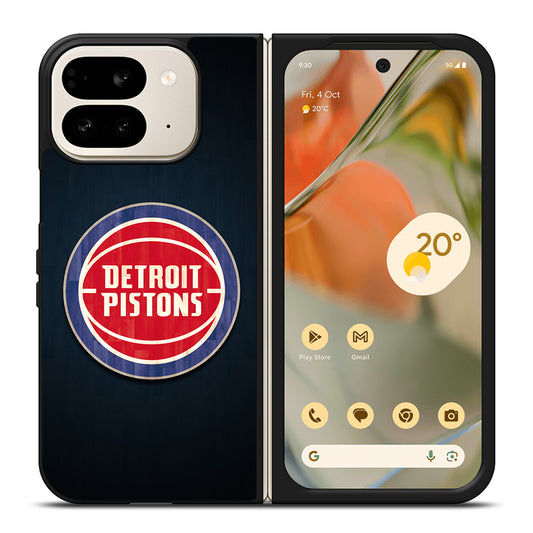 DETROIT PISTONS WOODEN LOGO Google Pixel 9 Pro Fold Case Cover