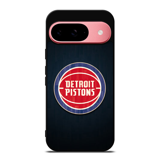 DETROIT PISTONS WOODEN LOGO Google Pixel 9 Case Cover