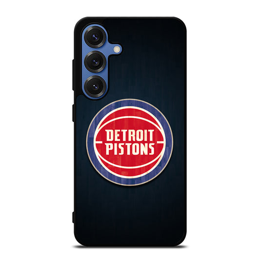 DETROIT PISTONS WOODEN LOGO Samsung Galaxy S25 Case Cover