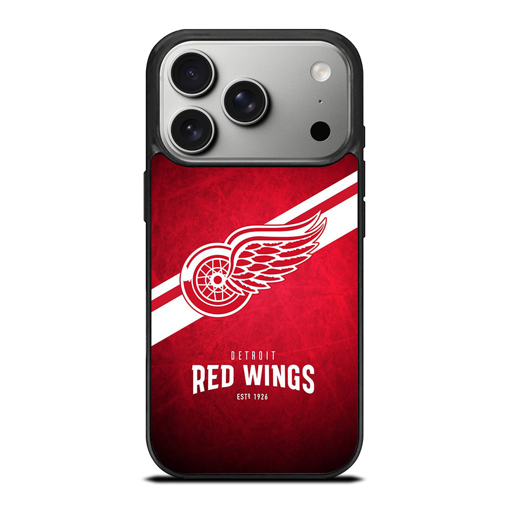 DETROIT REDWINGS HOCKEY NHL 1 iPhone 17 Pro Case Cover