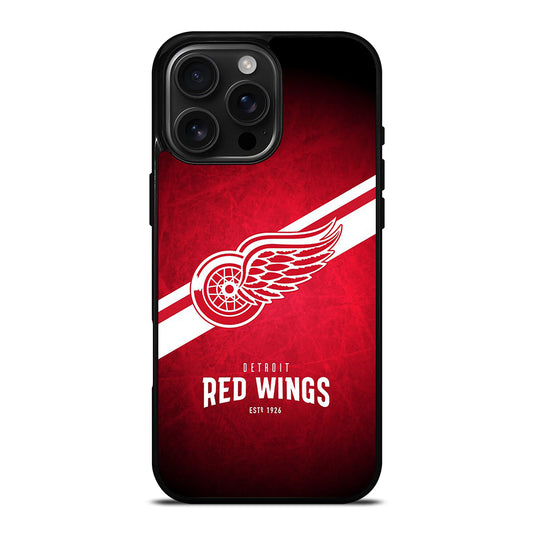 DETROIT REDWINGS HOCKEY NHL 1 iPhone 16 Pro Max Case Cover